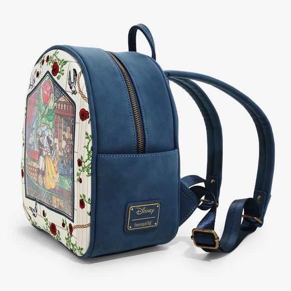 beast loungefly mini backpack Disney Beauty and the Belle Stained Glass Portrait Min – Get Lojos Mojo Capture a favorite Disney moment and keep it close with this mini backpack—or turn everyday outings into enchanted adventures Loungefly Disney Beauty And The